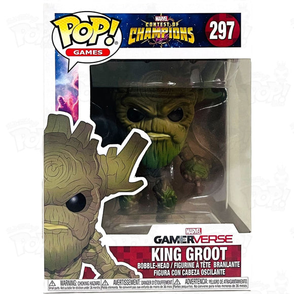 Marvel Contest Of Champions King Groot (#297) Funko Pop Vinyl