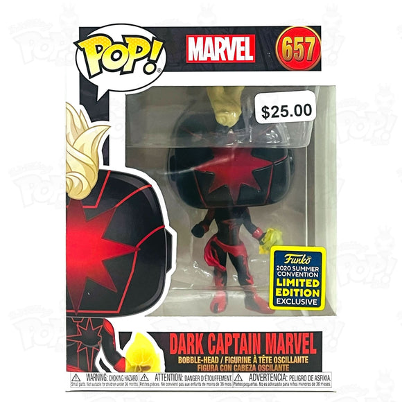 Marvel Dark Captain Marvel (#657) - That Funking Pop Store!