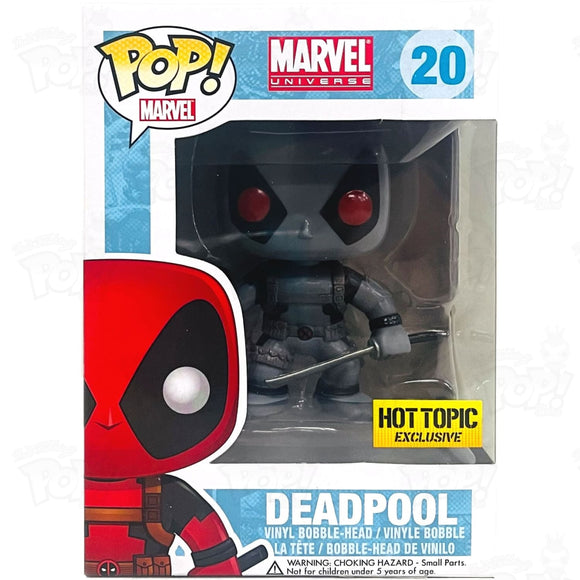 Marvel Deadpool Grey (#20) Hot Topic Funko Pop Vinyl