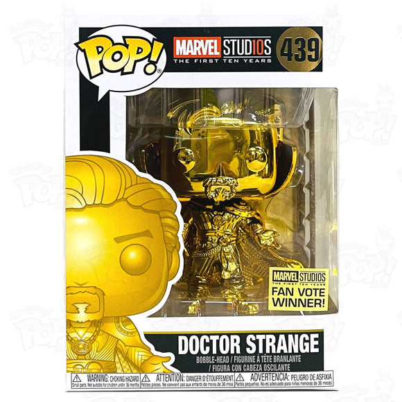 Marvel Doctor Strange Gold Chrome (#439) Funko Pop Vinyl