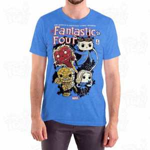 Marvel Fantastic 4 Pop Tee Mens T-Shirt Loot