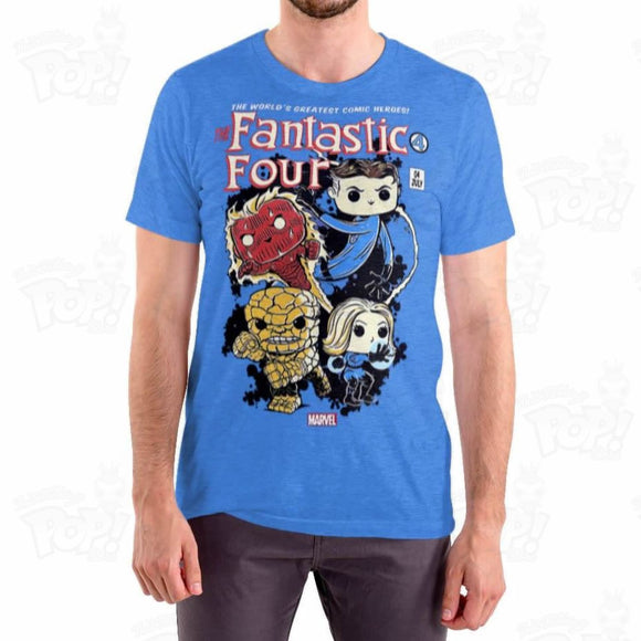 Marvel Fantastic 4 Pop Tee Mens T-Shirt Loot