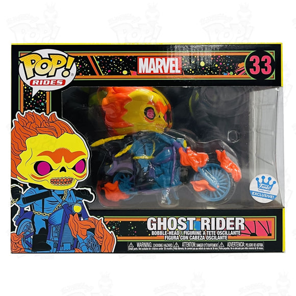Marvel Ghost Rider Blacklight (#33) Funko Stickered - That Funking Pop Store!