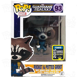 Marvel Guardian Of The Galaxy Rocket & Potted Groot (#93) Funko Pop Vinyl