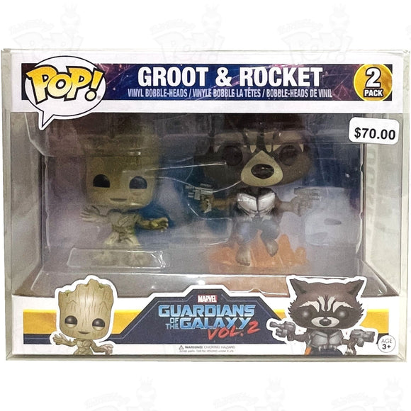 Marvel Guardians Of The Galaxy Vol 2 Groot & Rocket (2-Pack) Funko Pop Vinyl
