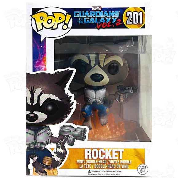 Marvel Guardians Of The Galaxy Vol 2 Rocket (#201) Funko Pop Vinyl