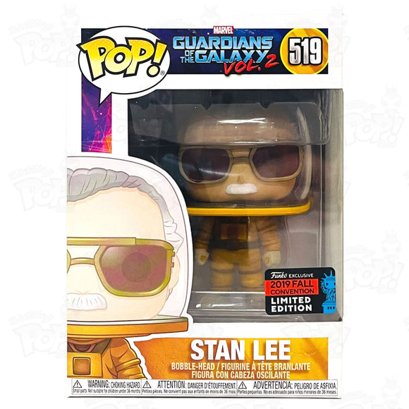 Marvel Guardians Of The Galaxy Vol 2 Stan Lee (#519) 2019 Fall Convention Funko Pop Vinyl