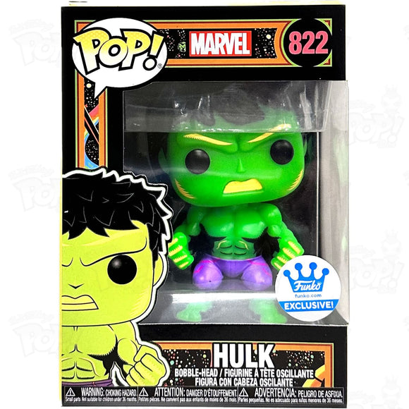 Marvel Hulk (#822) Black Light Funko Pop Vinyl