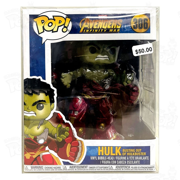 Marvel Hulk Bursting Out Of Hulkbuster 6 (#306) Funko Pop Vinyl