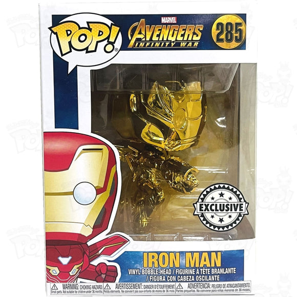 Pop Marvel Studios Iron Man Gold Pop Iron Man Funko Marvel Gold