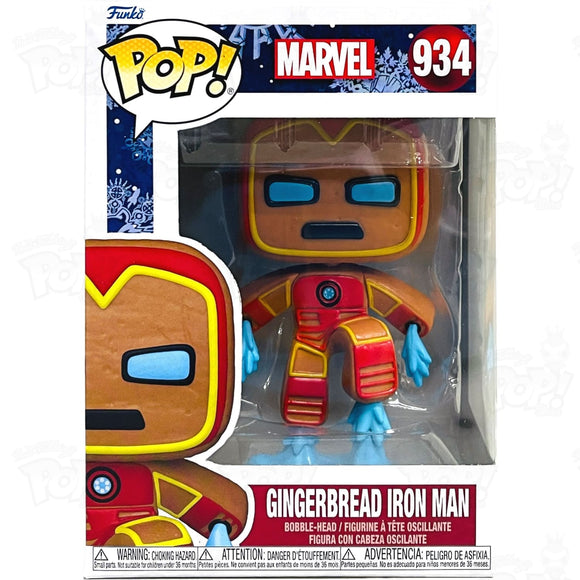 Iron Man Gingerbread (#934) Funko Pop Vinyl
