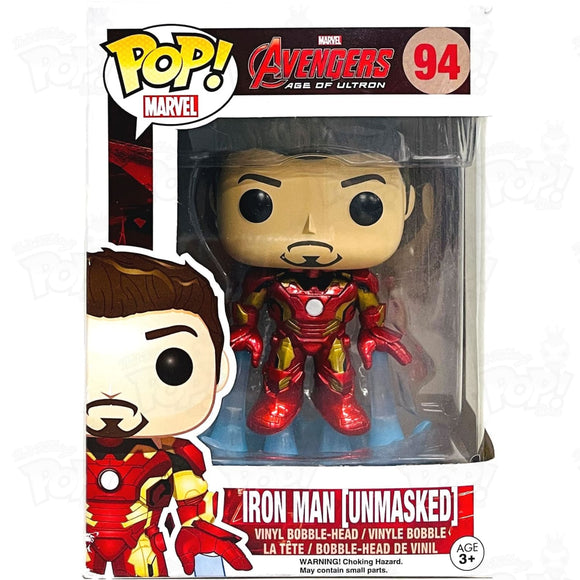 Marvel Iron Man Unmasked (#94) Funko Pop Vinyl