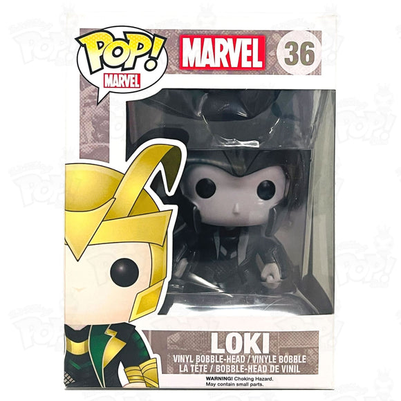 Marvel Loki (#36) Black And White Funko Pop Vinyl