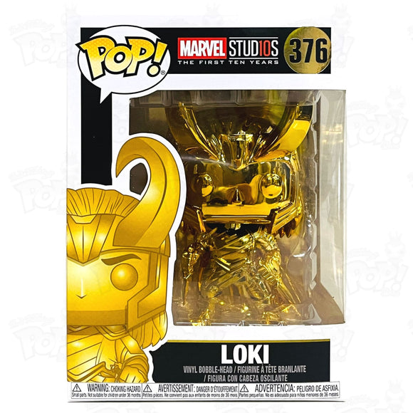 Marvel Loki Gold Chrome (#376) Funko Pop Vinyl