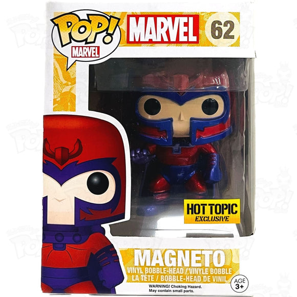 Marvel Magneto (#62) Metallic Hot Topic Funko Pop Vinyl