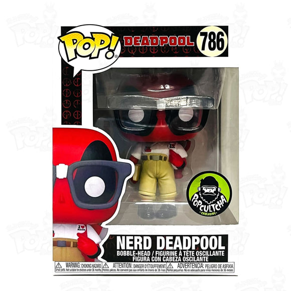 Marvel Nerd Deadpool (#786) Popcultcha - That Funking Pop Store!