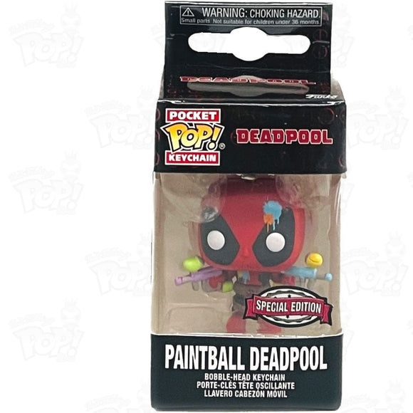Marvel Paintball Deadpool Pocket Pop Keychain Loot