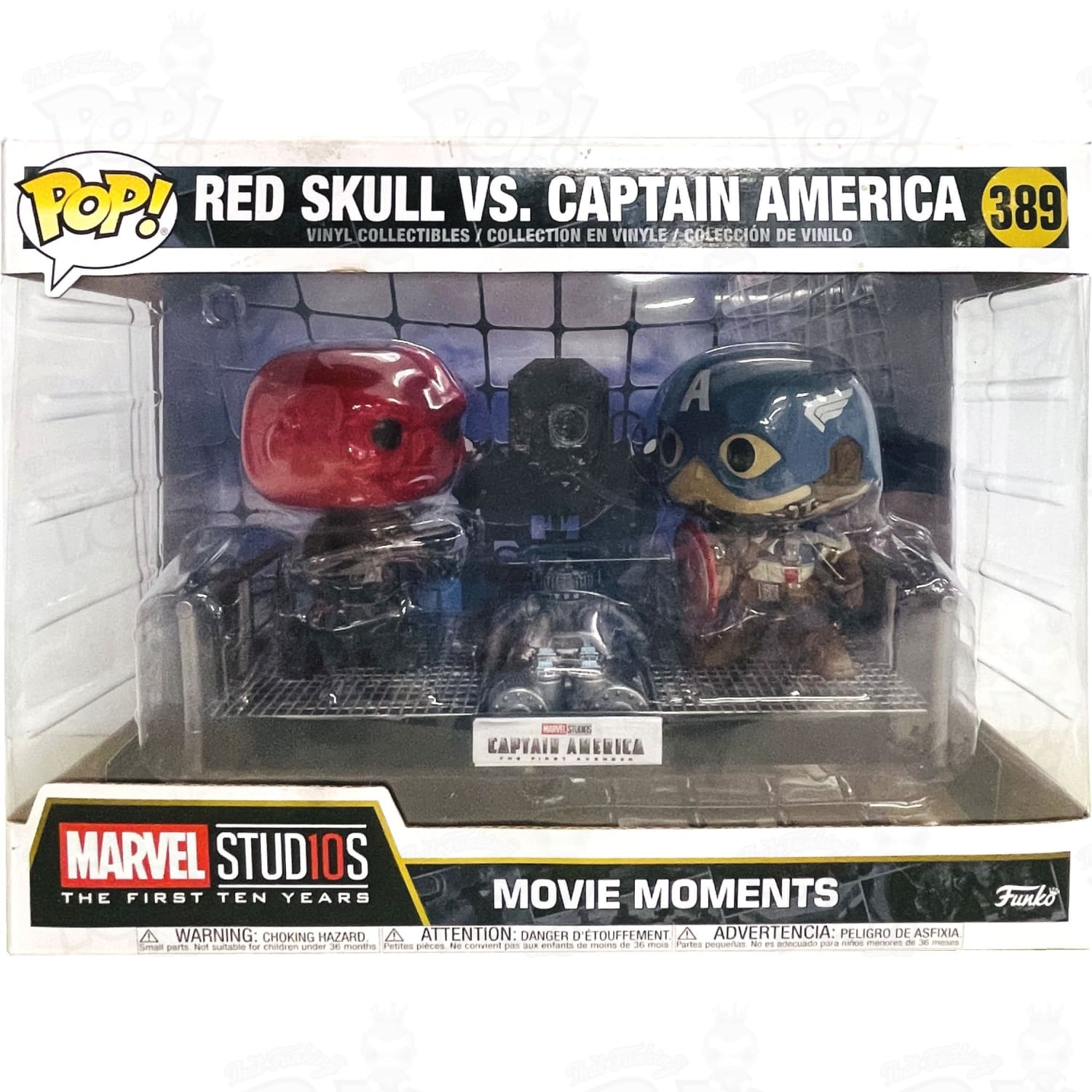 Funko Pop! Marvel Studios Red Skull vs. Captain America Movie Moments  Figure #389 - US