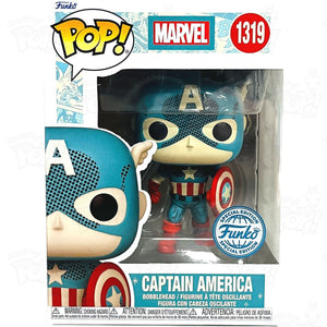 Marvel Retro Reimagined Captain America (#1319) Funko Pop Vinyl