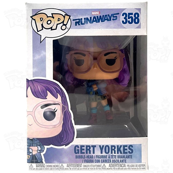 Marvel Runaways Gert Yorkes (#358) Funko Pop Vinyl