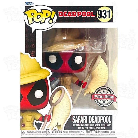 Marvel Safari Deadpool (#931) Funko Pop Vinyl