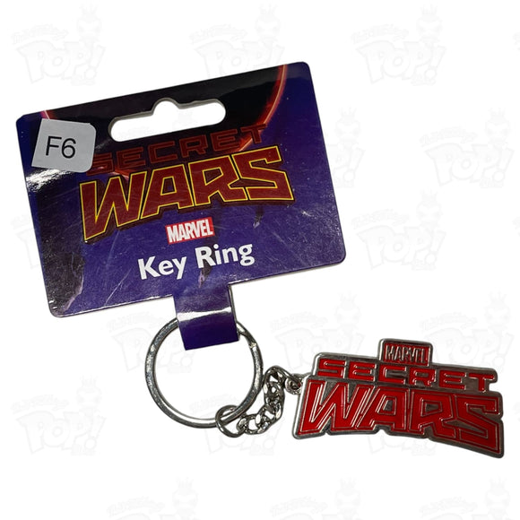 Marvel Secret Wars Metal Logo Keyring