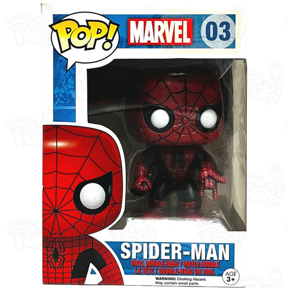 Marvel Spider-Man (#03) Black/Red Funko Pop Vinyl