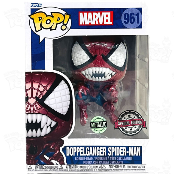 Marvel Spider-Man Doppelganger (#961) Metallic Funko Pop Vinyl