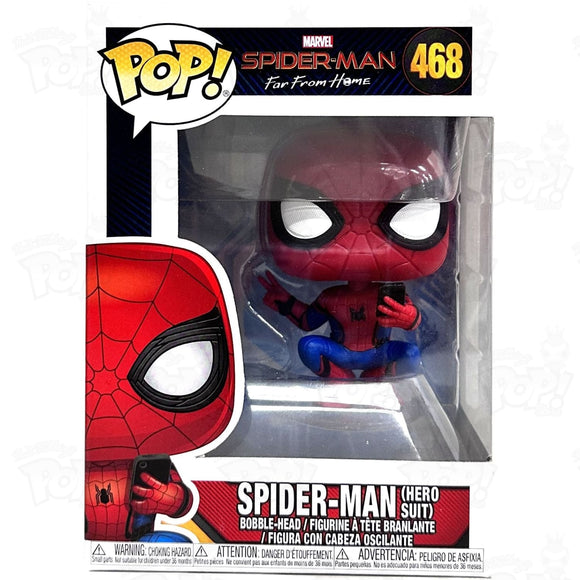 Marvel Spider-Man Far From Home: Spider-Man Hero Suit (#468) Funko Pop Vinyl