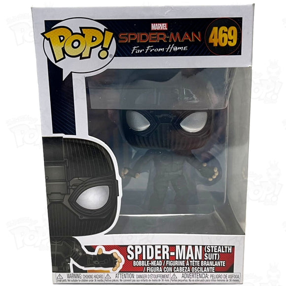 Marvel Spider-Man Far From Home Spider-Man (Stealth Suit) (#469) Funko Pop Vinyl