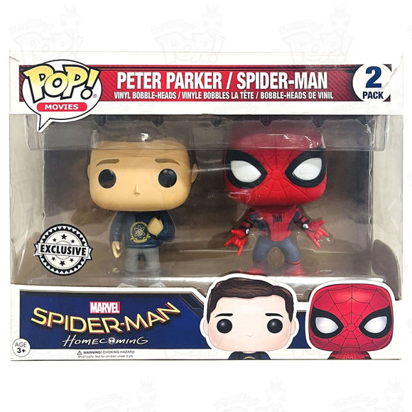 Marvel Spider-Man Homecoming Peter Parker / 2 Pack Funko Pop Vinyl