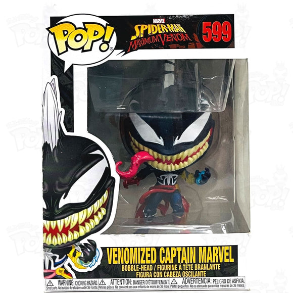 Marvel Spider-Man Maximum Venom Venomized Captain (#599) Funko Pop Vinyl