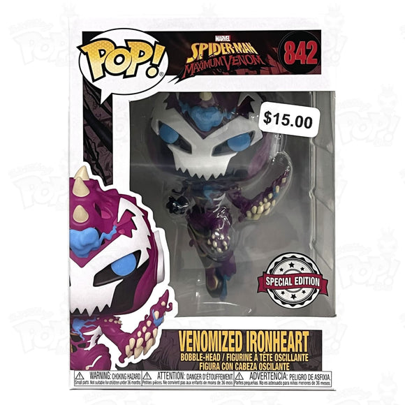 Marvel Spider-Man Maximum Venom Venomized Ironheart (#842) - That Funking Pop Store!