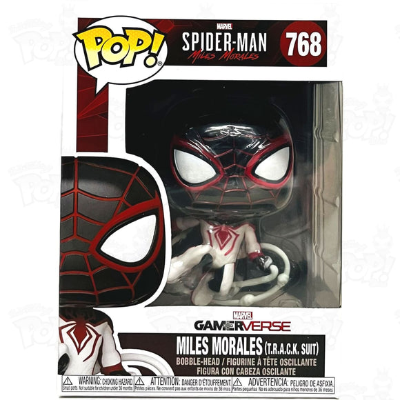 Marvel Spider-Man Miles Morales (T.r.a.c.k Suit) (#768) Funko Pop Vinyl