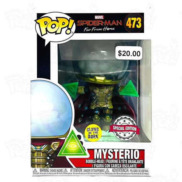 Marvel Spider-Man Mysterio (#473) GITD - That Funking Pop Store!