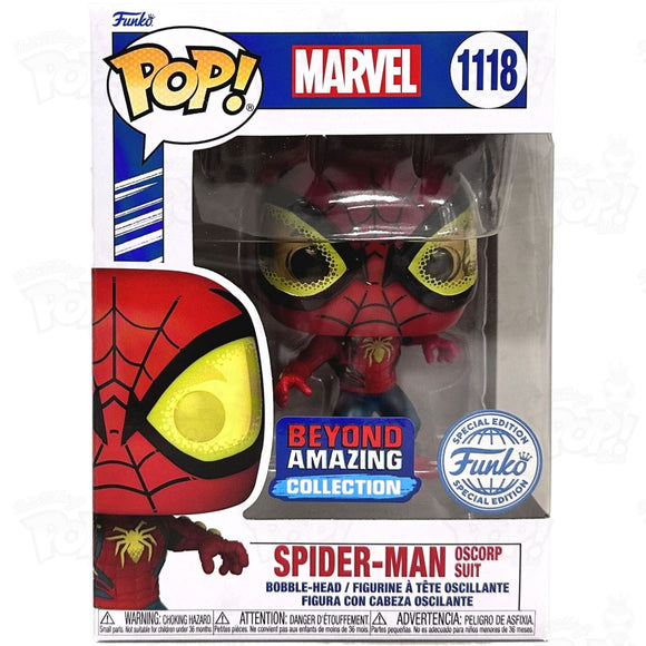 Marvel Spider-Man Oscorp Suit (#1118) Funko Pop Vinyl