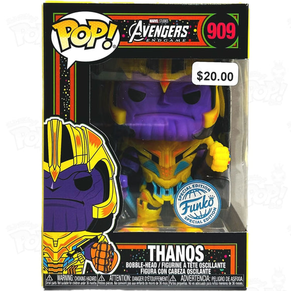 Marvel Thanos (#909) Black Light Funko Pop Vinyl