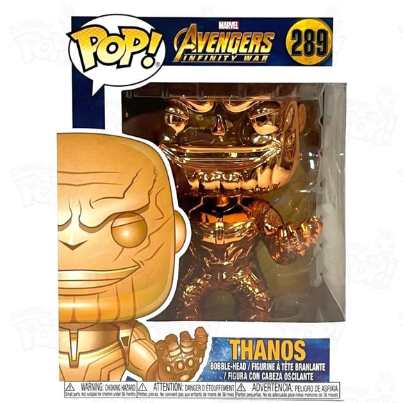 Marvel Thanos Orange Chrome (#289) Funko Pop Vinyl