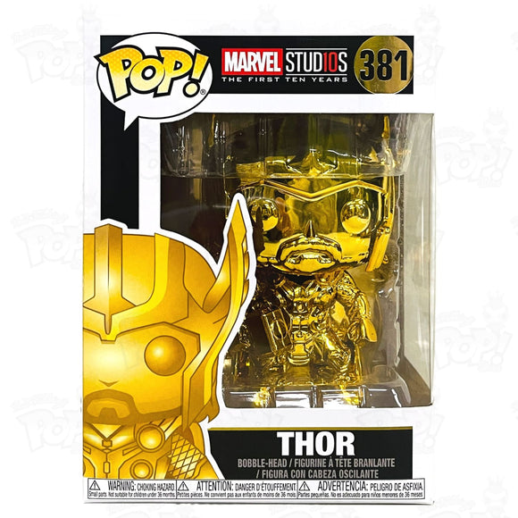 Marvel Thor Gold Chrome (#381) Funko Pop Vinyl