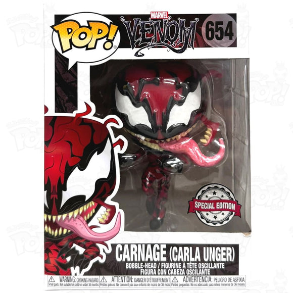 Marvel Venom Carnage (Carla Unger) (#654) Funko Pop Vinyl