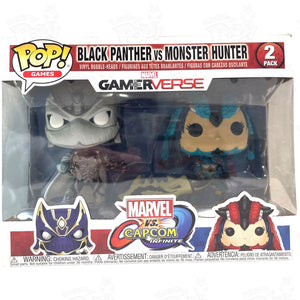 Marvel Vs Capcom Black Panther Monster Hunter (2-Pack) Funko Pop Vinyl