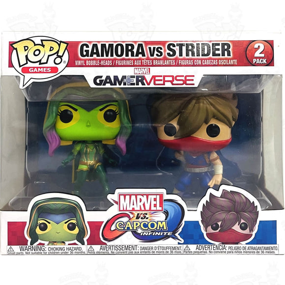 Marvel Vs Capcom Gamora Strider (2-Pack) Funko Pop Vinyl