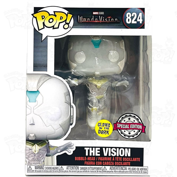 Marvel Wandavision Vision (#824) Gitd Funko Pop Vinyl