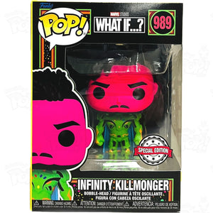 Marvel What If King Killmonger (#989) Blacklight Funko Pop Vinyl