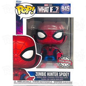 What If Spiderman Zombie Hunter (#945) Metallic Funko Pop Vinyl