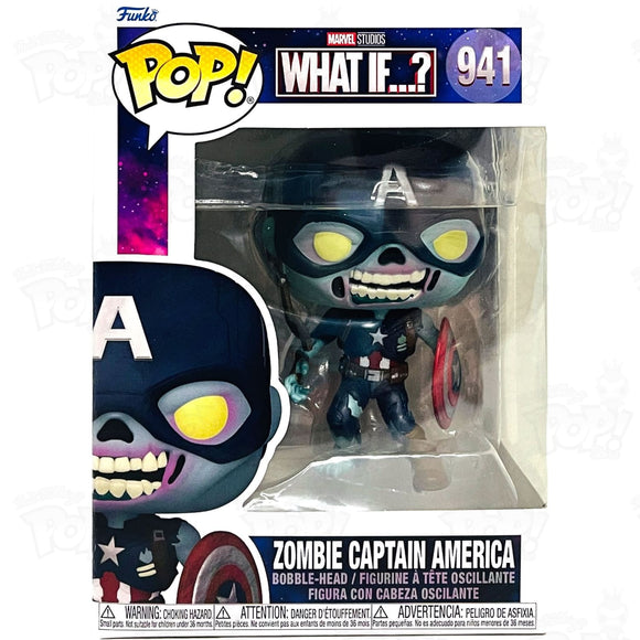 Marvel What If Zombie Captain America (#941) Funko Pop Vinyl