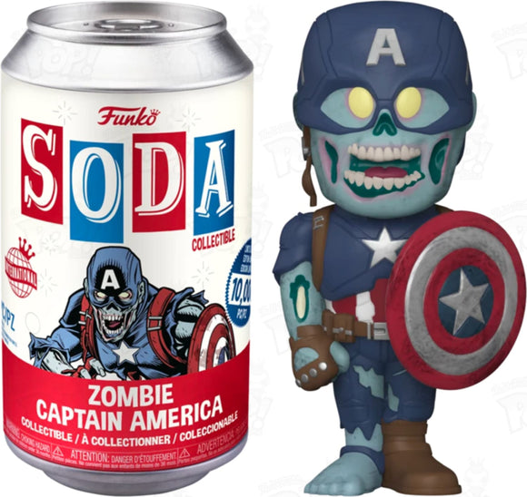 Marvel What If Zombie Captain America Soda Vinyl Soda