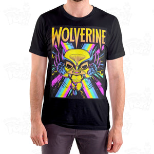 Marvel Wolverine Black Light Funko T-Shirt Loot