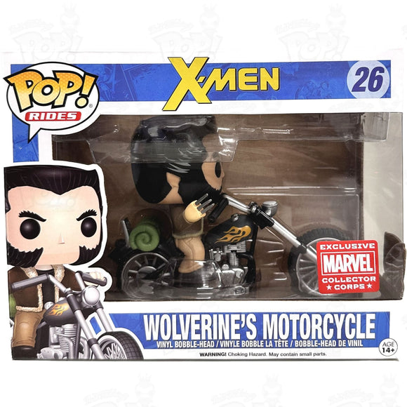 Marvel Wolverines Bike (#26) Collector Corps Funko Pop Vinyl