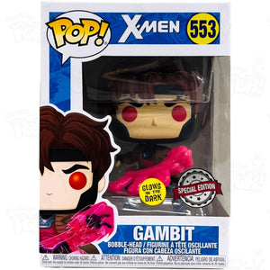 Marvel X-Men Gambit (#553) Gitd Funko Pop Vinyl